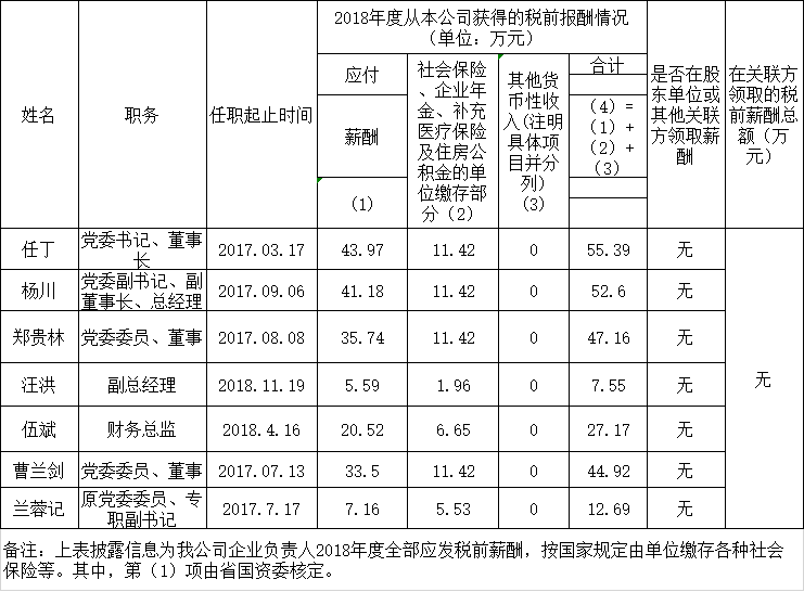 PT视讯负责人2018年度薪酬情况