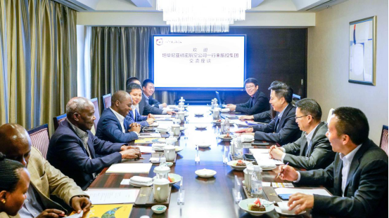坦桑尼亚驻华参赞一行到PT视讯集团交流座谈